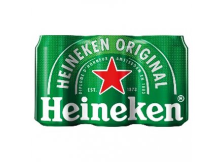 Heineken 6 pack blik