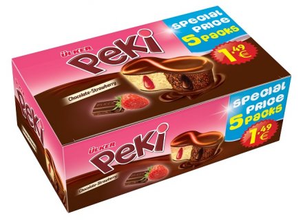 ULKER PEKI CHOCO & AARDBEI 5X42G