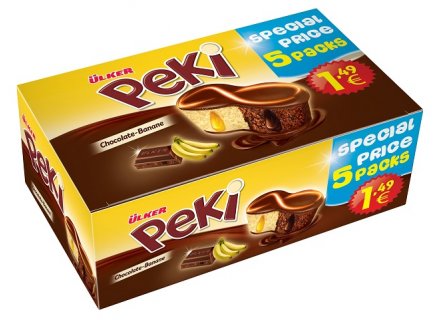 ULKER PEKI CHOCO&BANAAN 5X42G