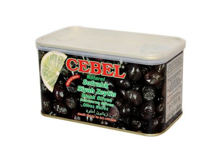 CEBEL ZWARTE OLIJVEN 750G