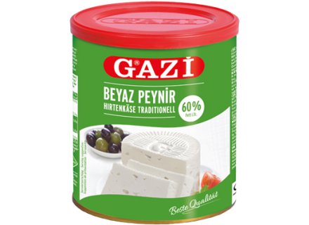 GAZI WITTE KAAS 60% VET 500G