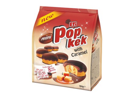 ETI MINI POPKEK CARAMEL 144G