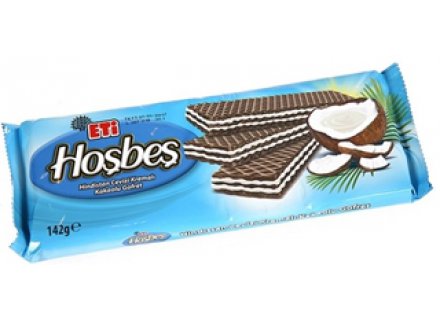 ETI HOSBES KOKOS/CACAO WAFELS 142G