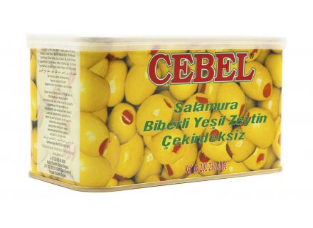 CEBEL GROENE OLIJVEN PAPRIKA 600G