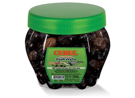 CEBEL ZWARTE OLIJVEN (IRI) 500G