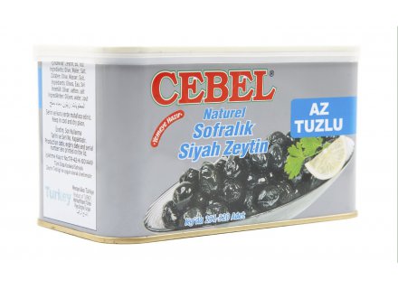 CEBEL ZWARTE OLIJVEN (WEINIG ZOUT) 750G