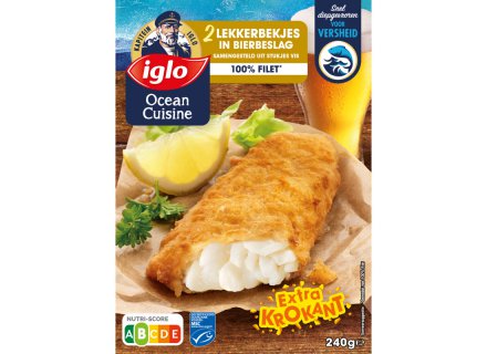 IGLO LEKKERBEKJES IN BIERBESLAG 240G