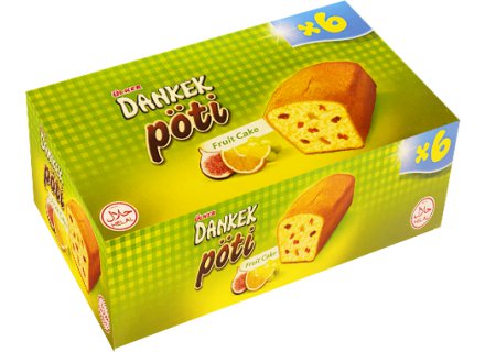 ULKER DANKEK POTI FRUIT CAKE 6X35G