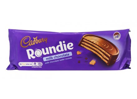 CADBURY ROUNDIE CHOCO WAFER 180G