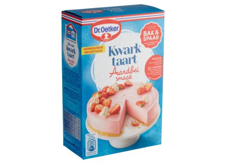 OETKER KWARK TAART AARDBEI 440G