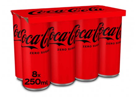 COCA COLA ZERO 8X250ML