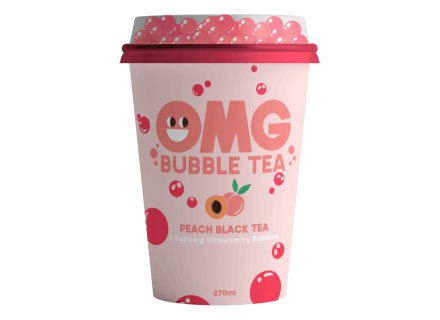 OMG BUBBLE THEE PERZIK 270ML