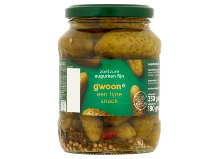 GWOON ZOETZURE AUGURKEN 190G