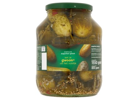 GWOON AUGURKEN ZOETZUUR 1550G