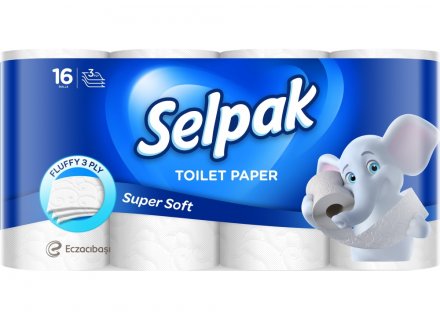 SELPAK TOILETPAPIER 16ROLLEN SOFT