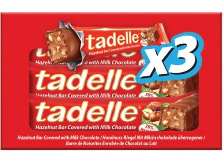 TADELLE CHOCOLADE 3-PAK 90G