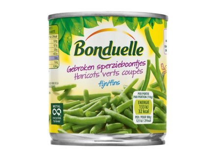 BONDUELLE FR. SPERZIEBOON ZEER FIJN 440G