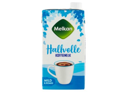 MELKAN HALFVOLLE KOFFIEMELK 4%VET 1KG